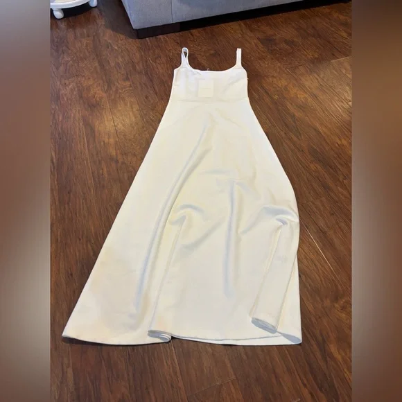 Marcella New York Marvin Dress Long Maxi Length Sleeveless In Off White Size S - Picture 3 of 5